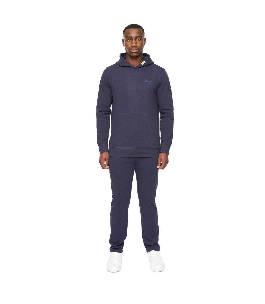 Mens Hannings Hoodie Dark Navy Duck And Cover-1