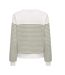 Sweat blanc/vert femme only bine-2