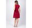 Robe courte tailleur ONDINE unie framboise Coton Du Monde-4