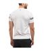 T-shirt Motif/style Imprimé Sur Manche Homme Blanc Ozoshi-3
