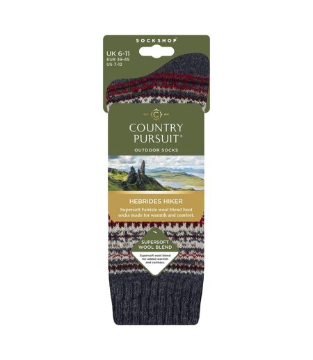 C Country Pursuit - Chaussettes Homme Laine Mélangée | Randonnée Bottes