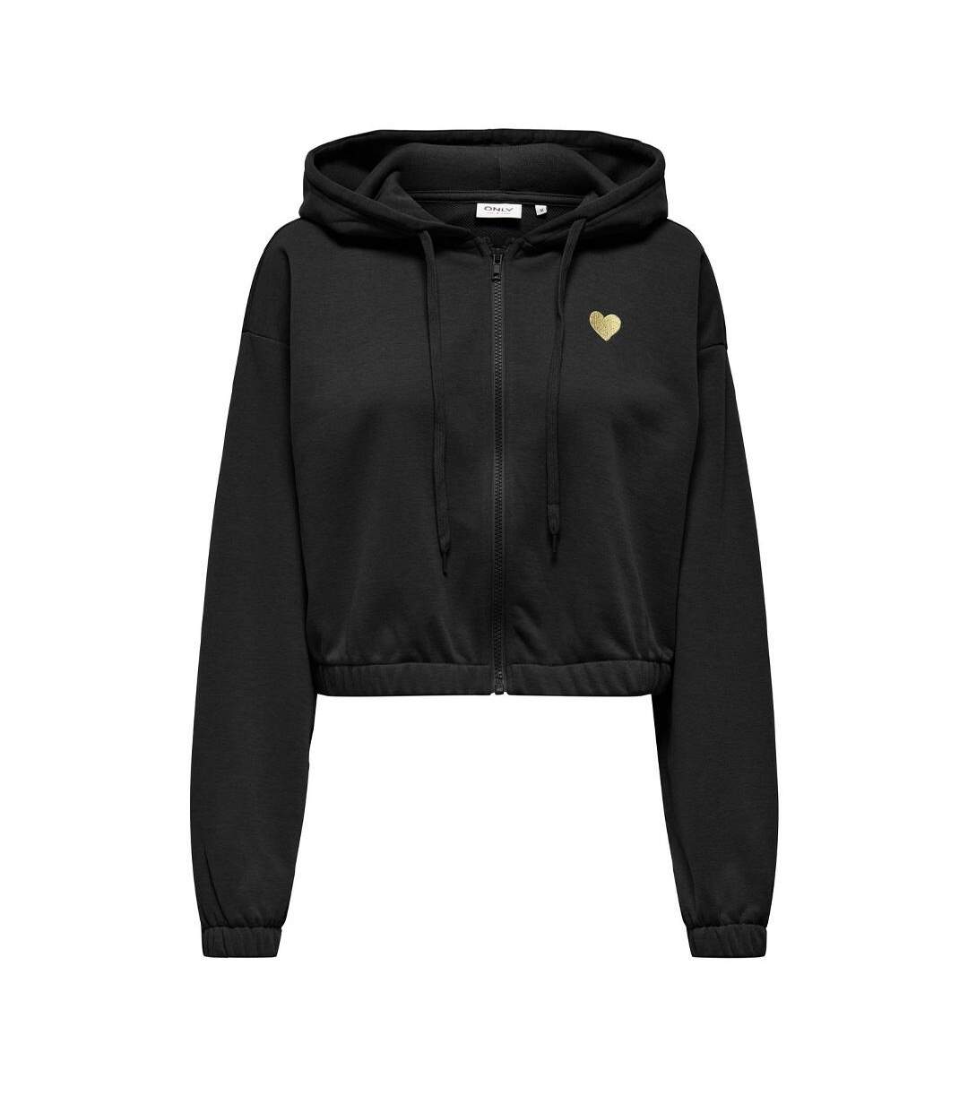 Sweat noir femme only lanor-1