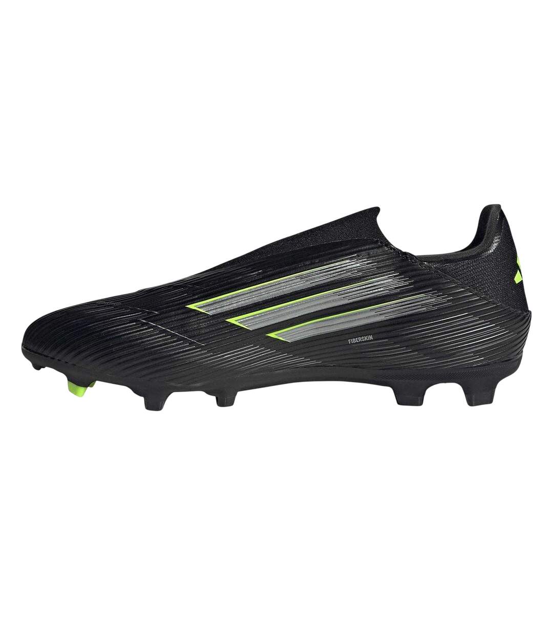 Mens F50 League Laceless Firm Ground Football Boots Black Lemon Adidas-3
