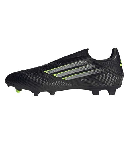 Mens F50 League Laceless Firm Ground Football Boots Black Lemon Adidas