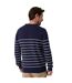 Sweat Motif/style À Rayures Homme Bleu Marine Écru Joules-3