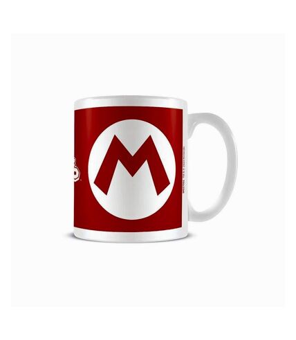 Super Mario - Mug MARIO INITIAL (Rouge / Blanc) (Taille unique) - UTPM6480