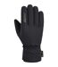 Womens/ladies Gore-tex Quilted Ski Gloves Black Ziener-1