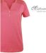 Tee-shirt femme MAYFLOWER TEEF4011A rose : la légèreté du coton flammé au style romantique-4
