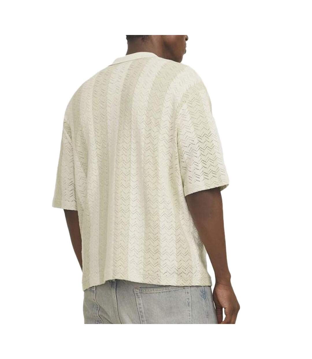 Chemise beige/verte homme jack & jones ortyler - l-2