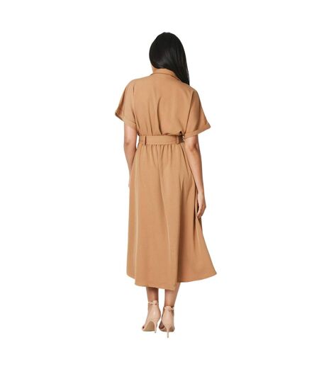 Robe chemisier femme brun-beige Principles