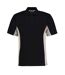 GAMEGEAR Mens Track Polycotton Pique Polo Shirt (Black/Gray) - UTPC6427