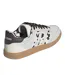 Womens/ladies Sleek Cow Print Leather Trainers Off White Adidas-2