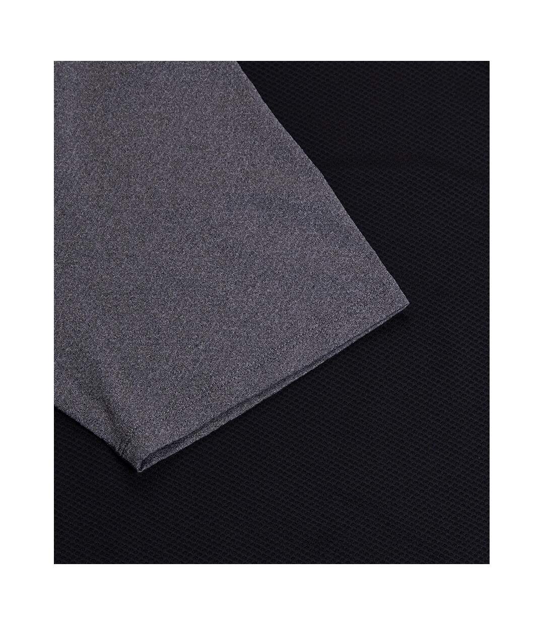T-shirt Entraînement Elite Homme Noir Gris Foncé Chiné Canterbury-4