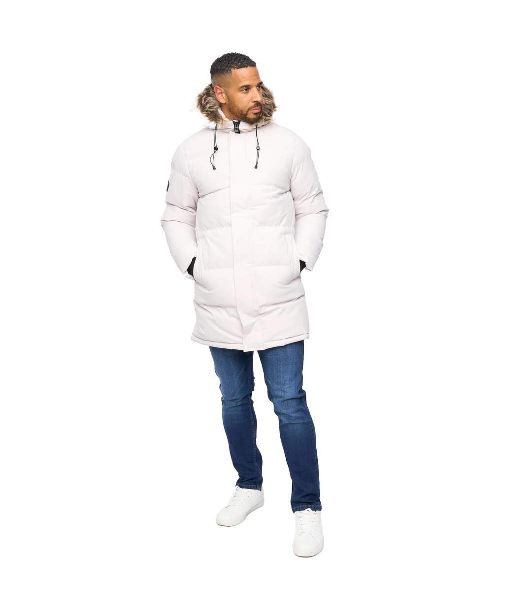 Doudoune Matelassée Northbrook Homme Beige Gris Bewley & Ritch-1