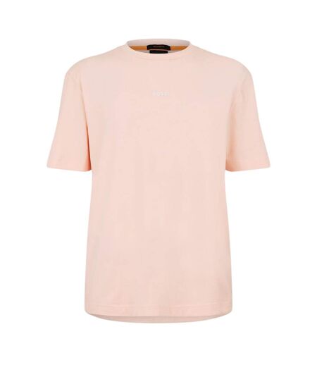 Mens Tchup Logo Oversized T-shirt Pink Boss
