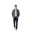 Mens York Wool Blend Bomber Jacket Grey Marl Jack Wills-1