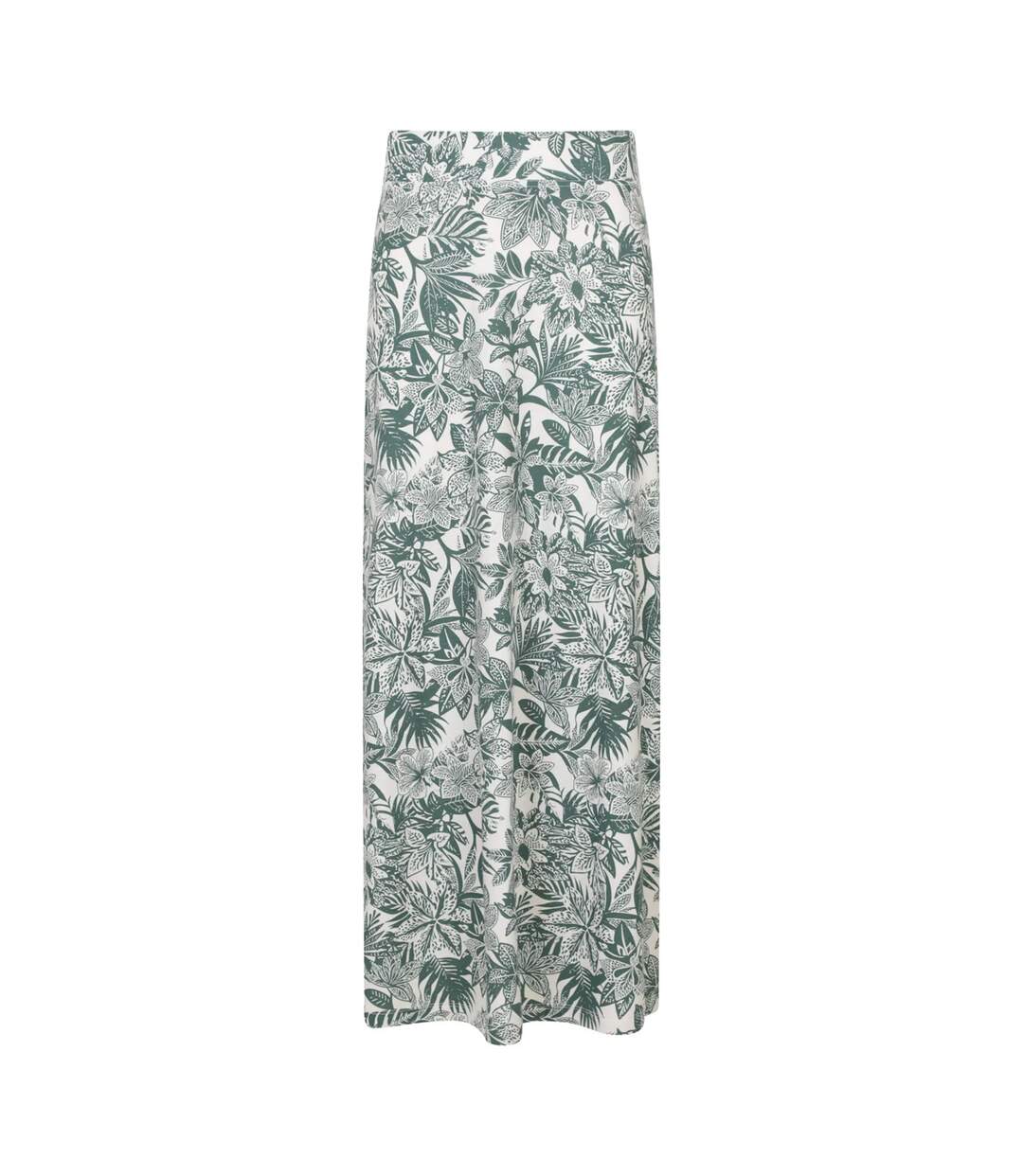 Womens/ladies Shore Jersey Cotton Blend Long Skirt Green Mountain Warehouse-1