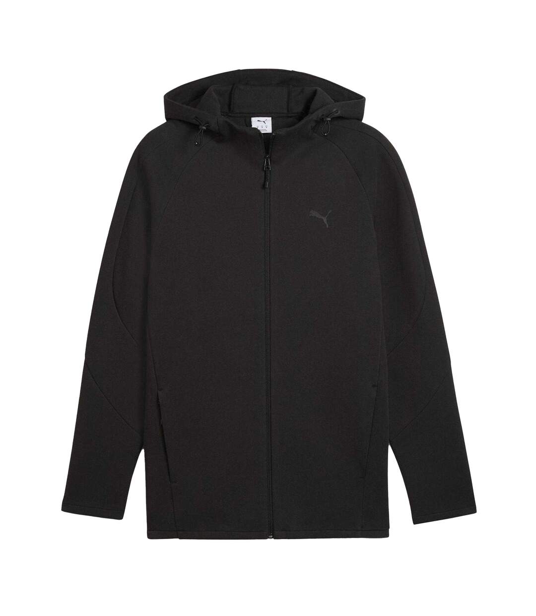 Mens Evostripe Full Zip Hoodie  Black Puma-1
