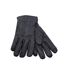Heatguard Mens Thinsulate Touchscreen Leather Gloves (Black) - UTUT500