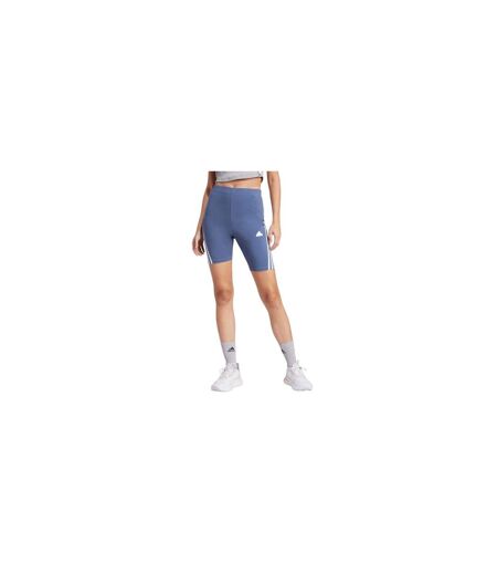 Short Motif/style 3 Rayures Femme Bleu Adidas