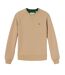 Womens/ladies Pique Crew Neck Sweatshirt Beige Lacoste-2