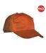 Lot de 2  casquettes unies adulte orange Result