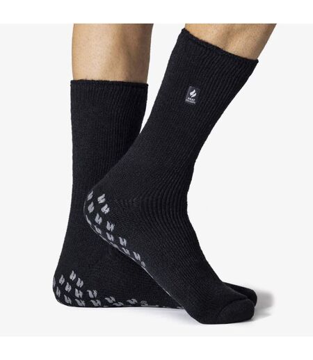 3 Pairs Multipack Mens Slipper Socks with Grips | Non-Slip Thermal Socks