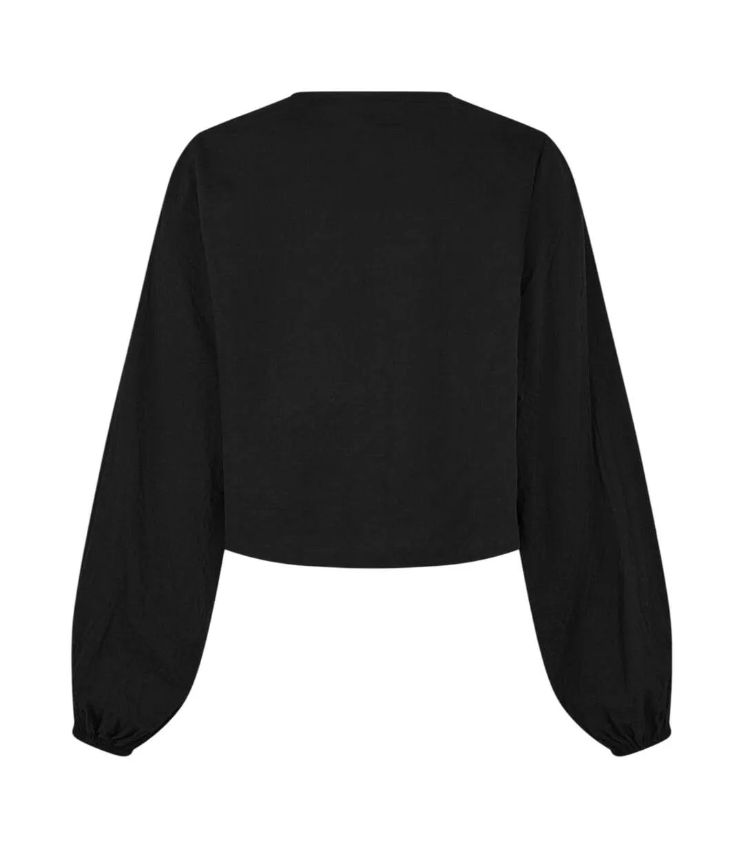 Haut Motif/style Détail À Nouer Lisanne Femme Noir Edited-3