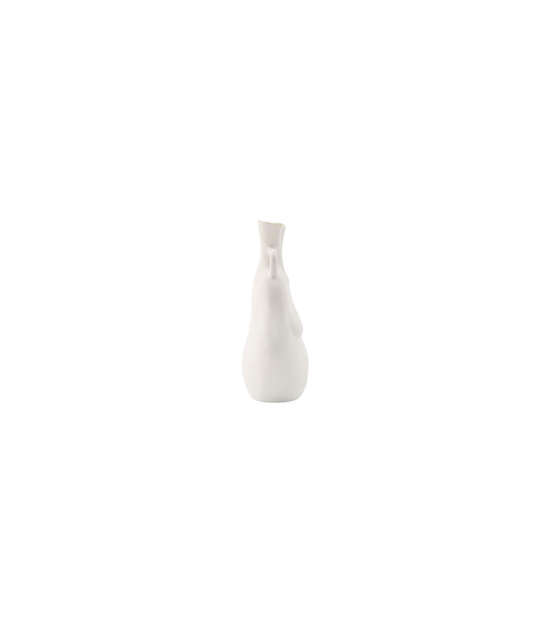 Vase Buste en Céramique Conta 25cm Blanc Cassé-2