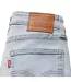 Womens/ladies 721 Leather Patch High Rise Skinny Jeans Light Blue Levis-4
