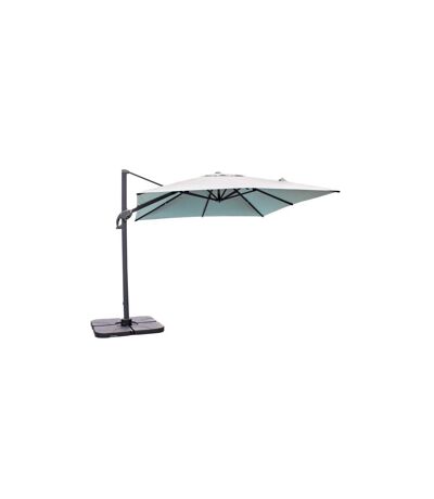 Parasol Déporté à Manivelle Sevilla 250cm Gris