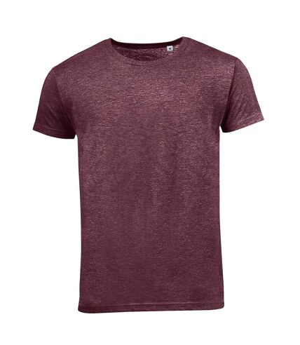 SOLS - T-shirt à manches courtes - Homme (Bordeaux chiné) - UTPC2164