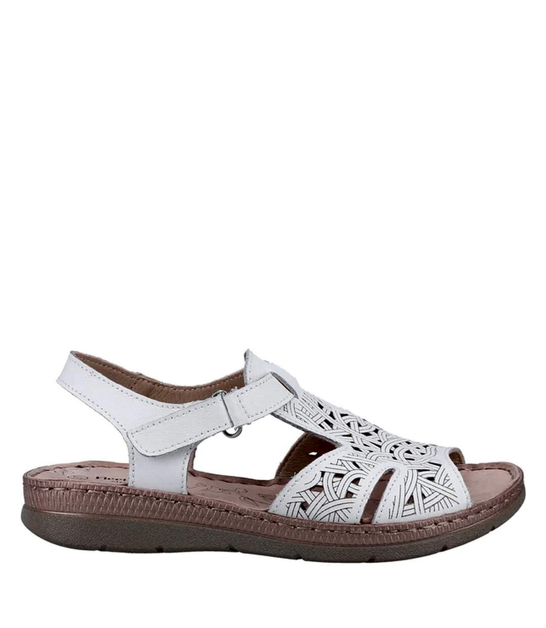 Sandales ruth femme blanc Fleet & Foster