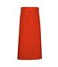 Tablier Bistrot Motif/style Uni Adulte Taille Unique Rouge Link Kitchen Wear-1