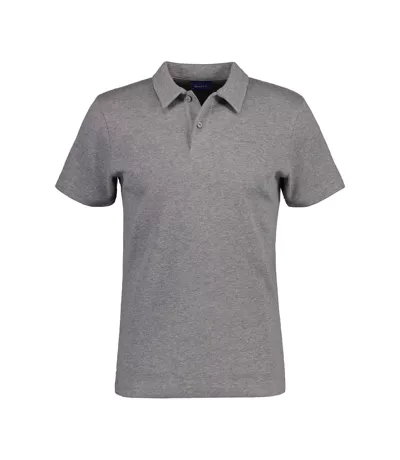 Polo Style Texturé Homme Gris Gant