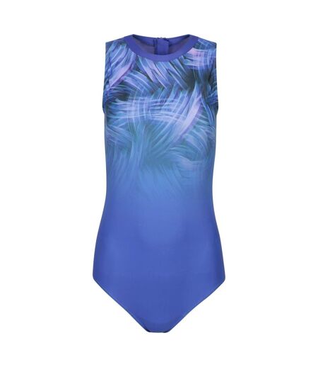 Maillot De Bain 1 Pièce Motif/style Abstrait Sydney Femme Violet Mountain Warehouse