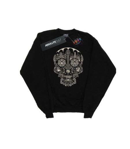 Disney - Sweat COCO SKULL MONO PATTERN - Femme (Noir) - UTBI12193