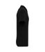 Mens pique drop shoulder polo shirt black Native Spirit-3