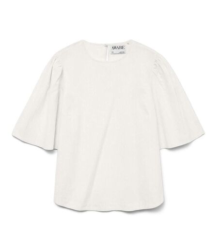 Blouse blanche femme vero moda presley 2/4