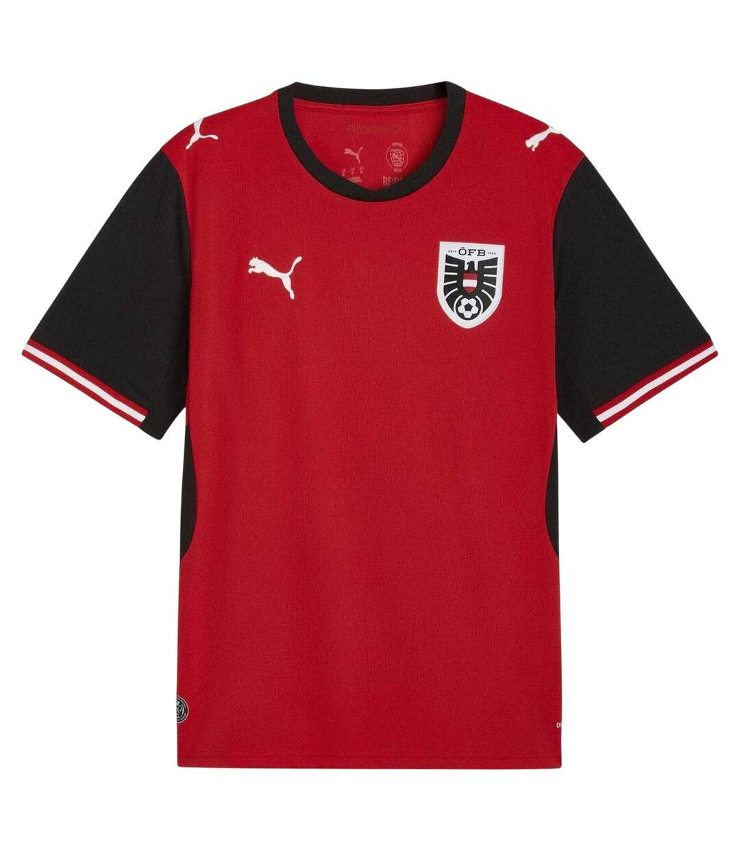 Mens World Cup 2026 Austria Fc Home Shirt Red Black Puma-2