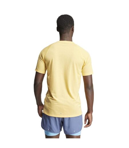 Mens Own The Run Stripe T-shirt Semi Spark Adidas