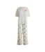Womens/ladies Cat Pyjama Set Grey Cath Kidston-1
