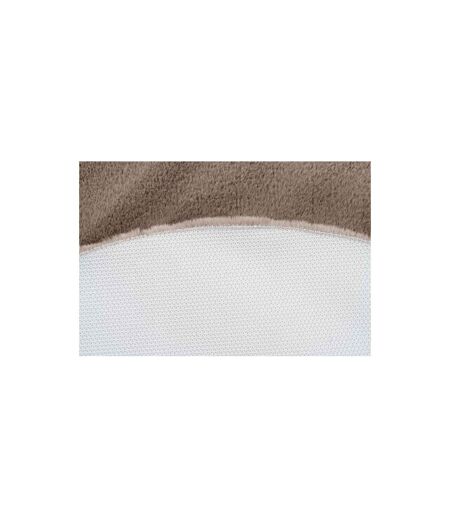 Tapis de Bain Fait à la Main Rabbit 100cm Beige Foncé