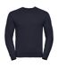 Sweat-shirt Authentique Pour Hommes Coupe Plus Fine Bleu Marine Russell-1