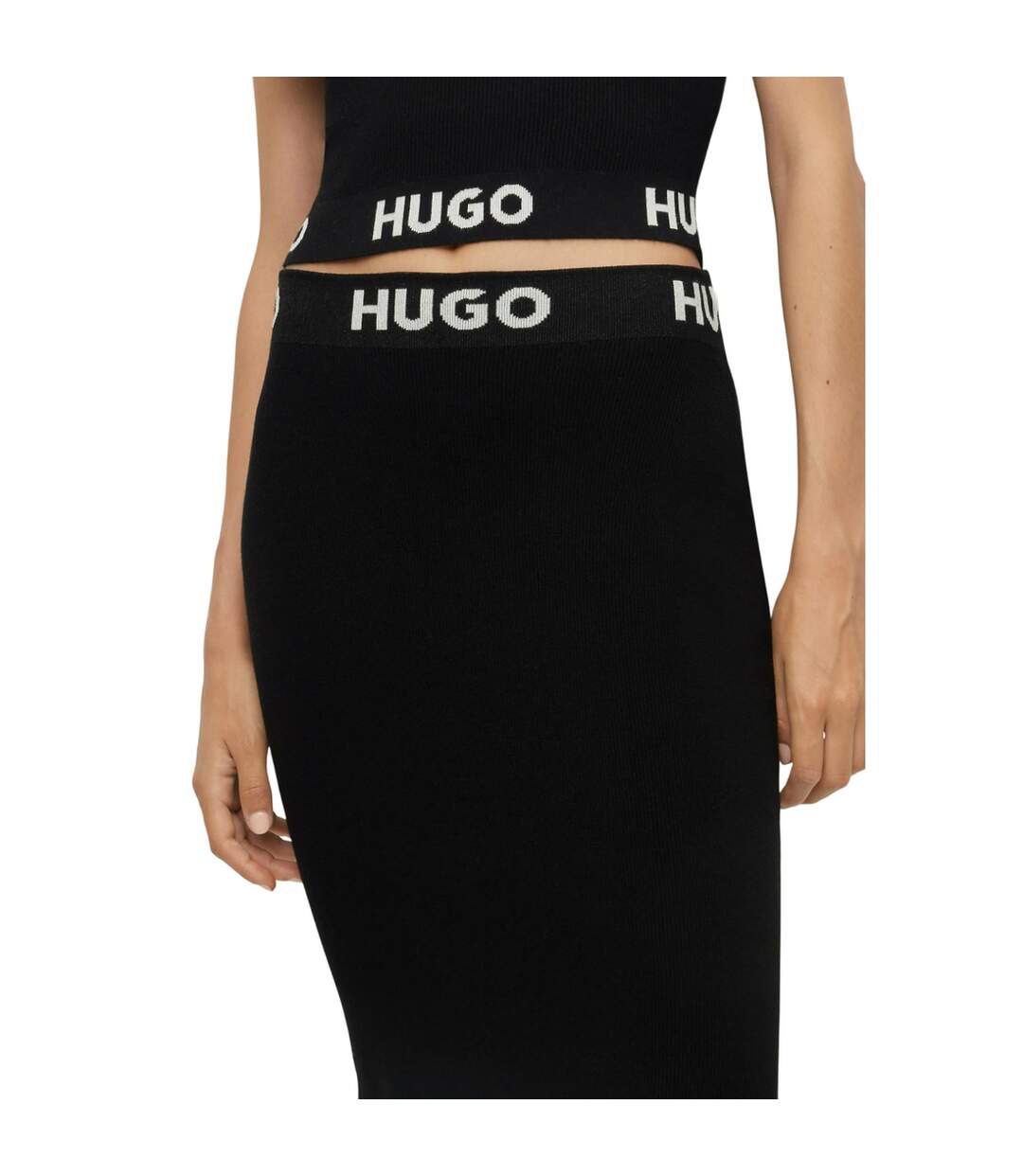 Jupe Sumeryna Femme Noir Hugo-4