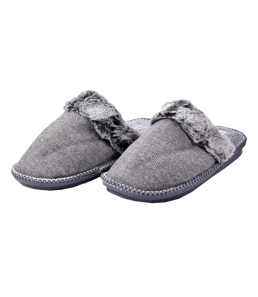 PANTOUFLE Homme PREMIUM MU3682 GRIS