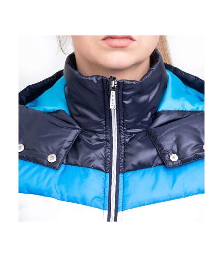 Manteau southdean femme bleu marine / blanc / bleu Coldstream