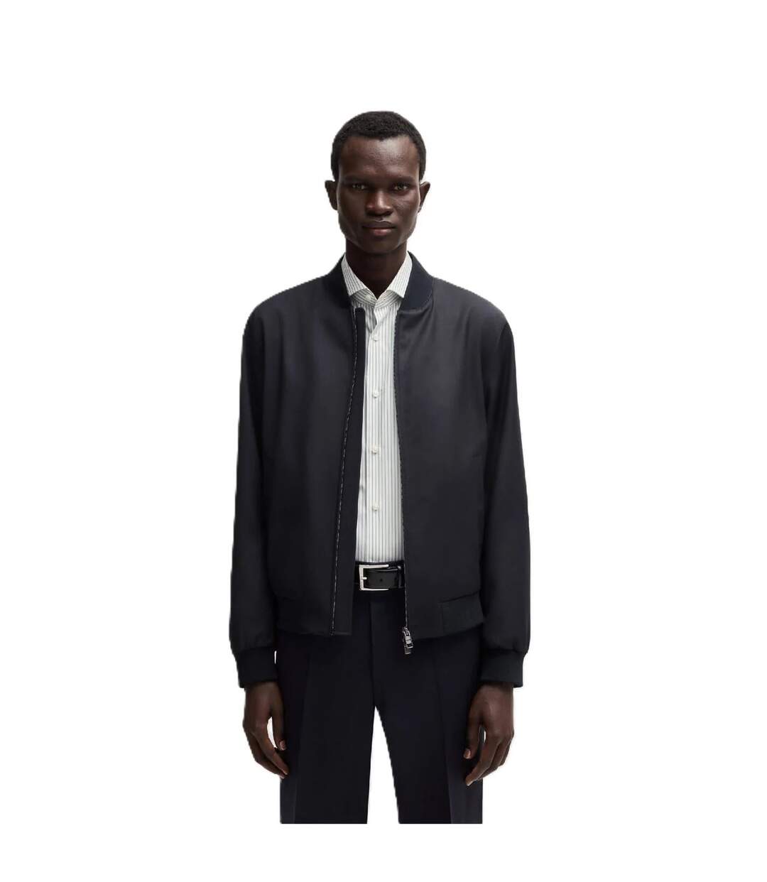 Blouson Aviateur H Hanry Homme Bleu Foncé Boss-1