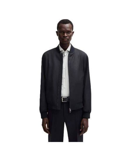 Blouson Aviateur H Hanry Homme Bleu Foncé Boss