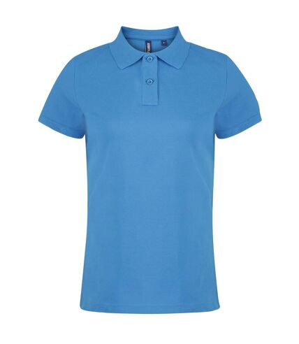 Asquith & Fox Womens/Ladies Plain Short Sleeve Polo Shirt (Sapphire) - UTRW3472